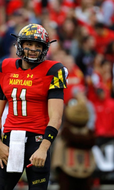 Maryland QB Hills nears conclusion of frustrating season